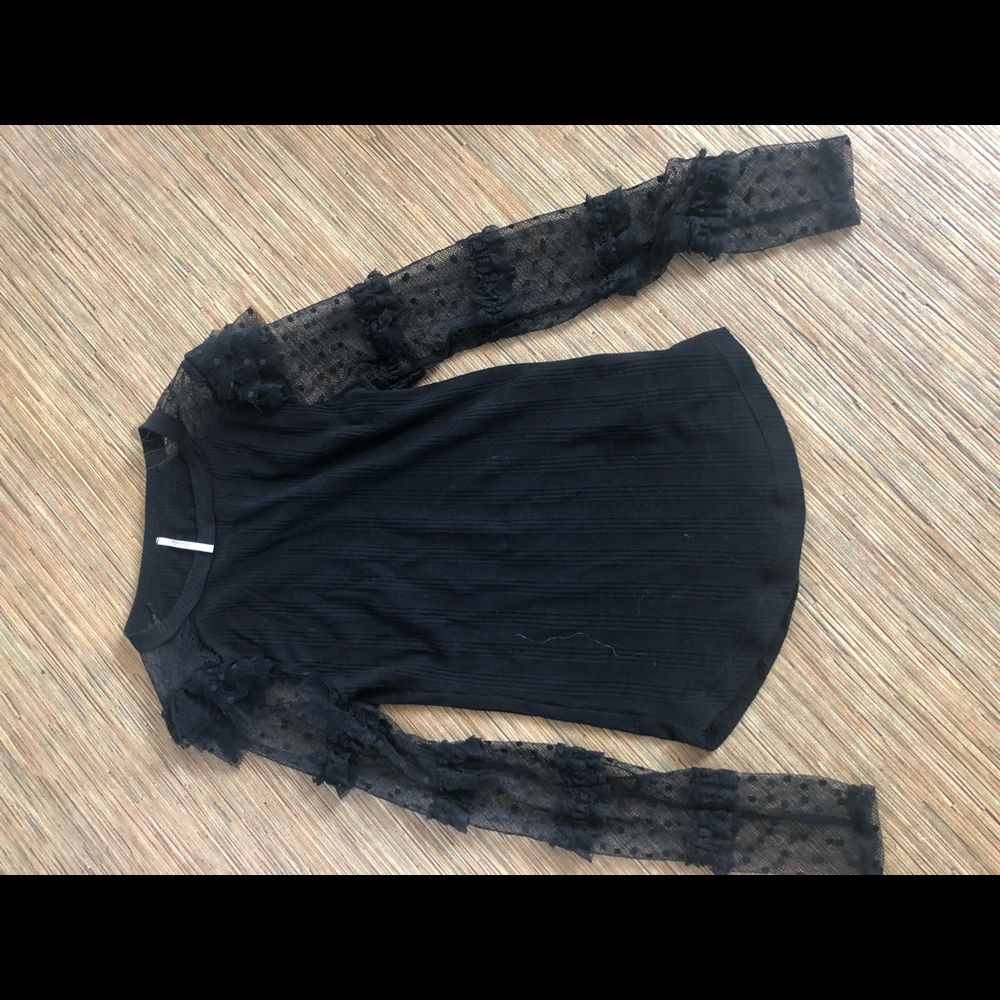 Free People long sleeved ribbed shirt.